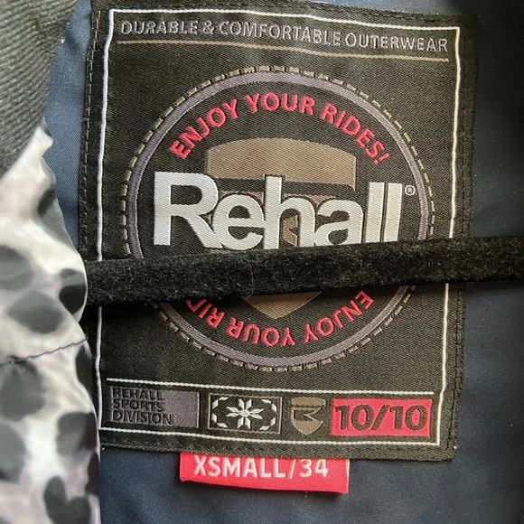 Rehall Scarlet winter snowboard  hooded jacket Sz XS - Picture 10 of 12